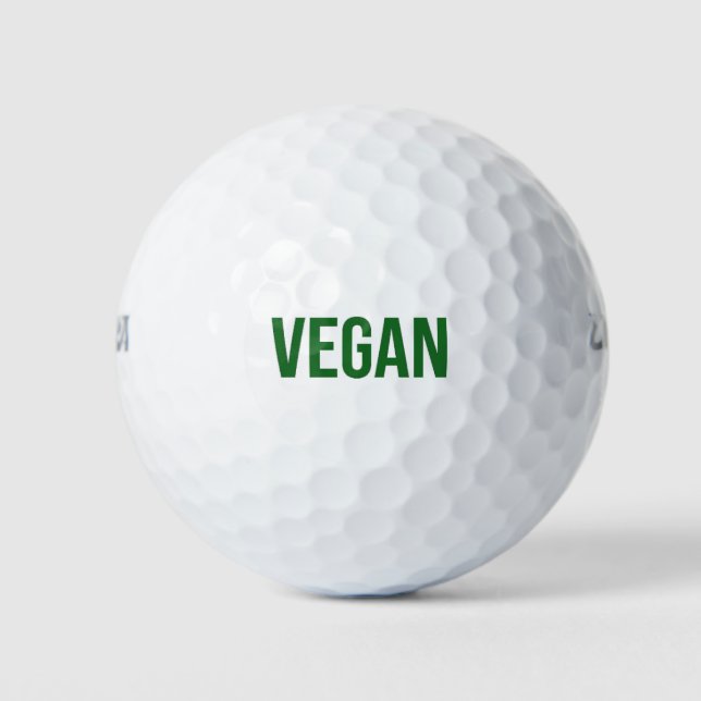 Balles De Golf Vegan - Droits des animaux (Devant)