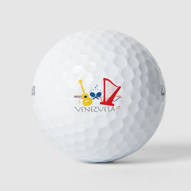 Balles De Golf Venezuela - (VNZLA_018) (Devant)