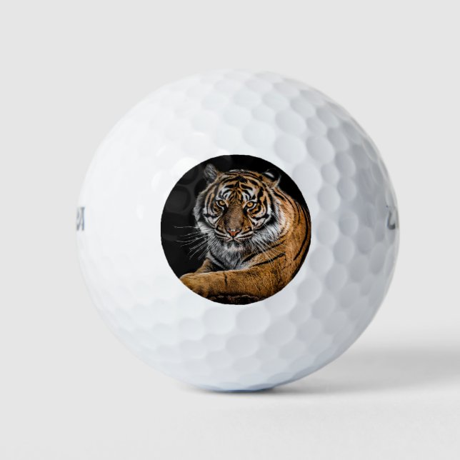 Balles De Golf Ventilateur de tigre (Devant)