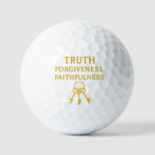Balles De Golf Vérité, pardon et foi Chrétien