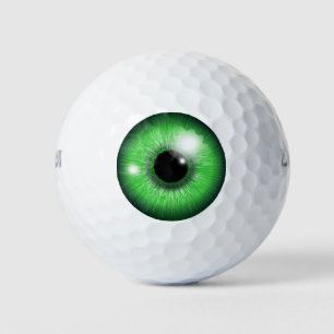 Balles de Golf Vert Globe Oculaire