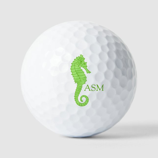 Balles de golf Very Green Seahorse (Recto)