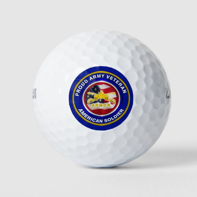 Balles De Golf Vétéran de l'Armure Fier (Devant)