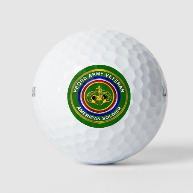 Balles De Golf Vétéran du 3e régiment de cavalerie blindé (Devant)