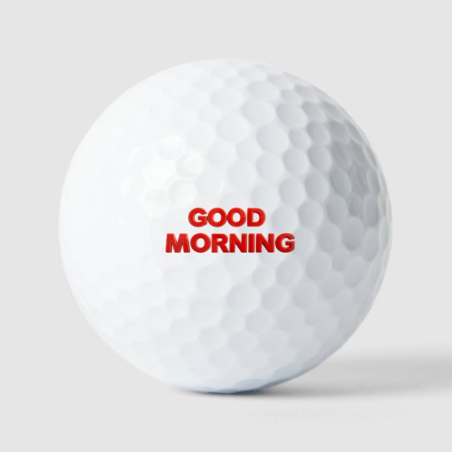 Balles De Golf Vibes de bon matin (Recto)