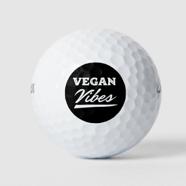 Balles De Golf Vibes végétariennes Végétariennes (Devant)