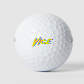 Balles De Golf VICE Neon Retro Graphic