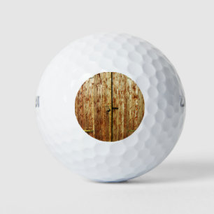 Balles De Golf Vielles portes en bois