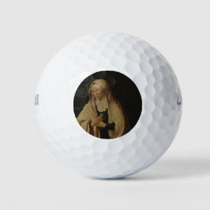 Balles De Golf Vierge Marie voilée (par Lucas van Leyden)