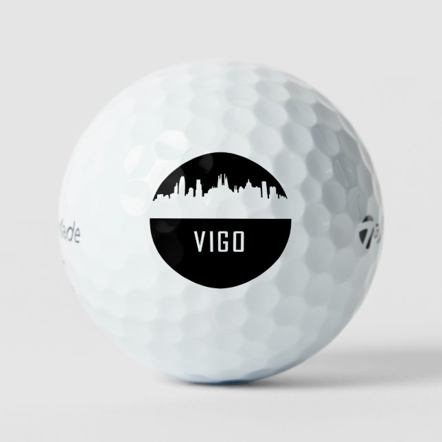 Balles De Golf Vigo | villes d'Espagne (Recto)