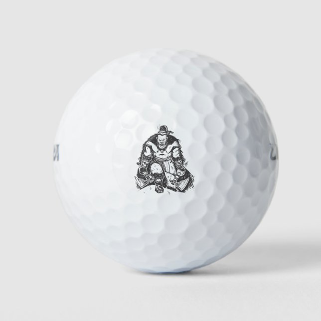Balles De Golf Viking avec des haches (Devant)