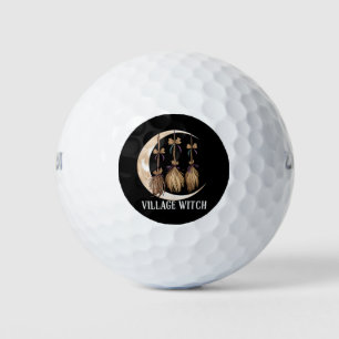 Balles De Golf Village Witch gothique Occulte Wicca Pagan Nature