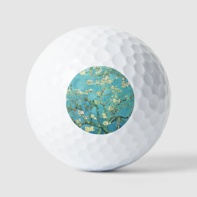 Balles De Golf Vincent van Gogh Blossomong Aramande (Recto)