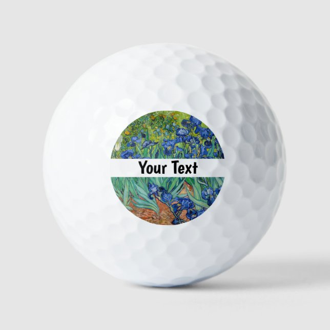 Balles De Golf Vincent Van Gogh - Iris (Recto)