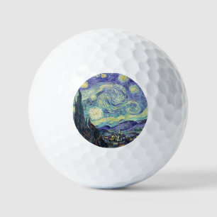 Balles De Golf Vincent Van Gogh/ La Nuit étoilée