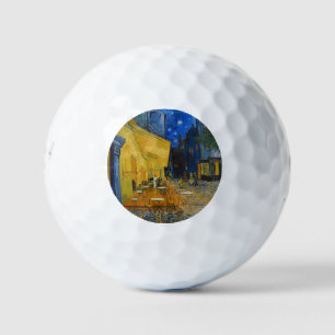 Balles De Golf Vincent van Gogh - Terrasse de café la nuit
