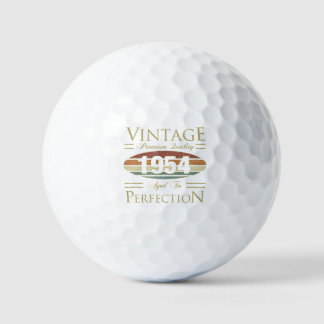 Balles De Golf Vintage 1954 70e anniversaire