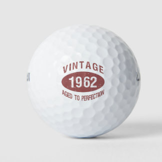 Balles De Golf Vintage 1962 60e anniversaire