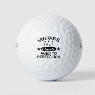 Balles De Golf Vintage 1963 60e anniversaire