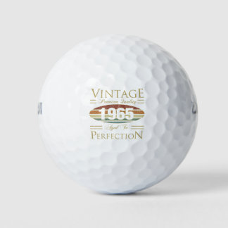 Balles De Golf Vintage 1965 60e anniversaire