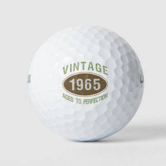Balles De Golf Vintage 1965 60e anniversaire