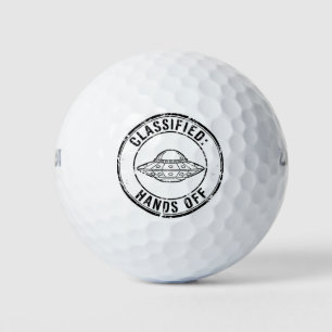 Balles De Golf Vintage Classifié : N'y touchez pas UFO