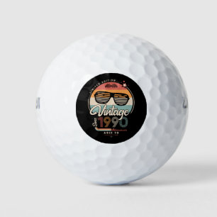 Balles De Golf Vintage depuis 1990 couverture de tête de golf