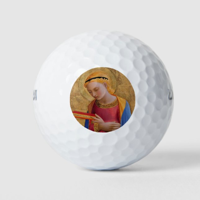 Balles De Golf Vintage Golden Christian Holy (Devant)