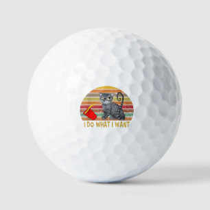 Balles De Golf Vintage Retro Je Fais Ce Que Je Veux Mes Amoureux 