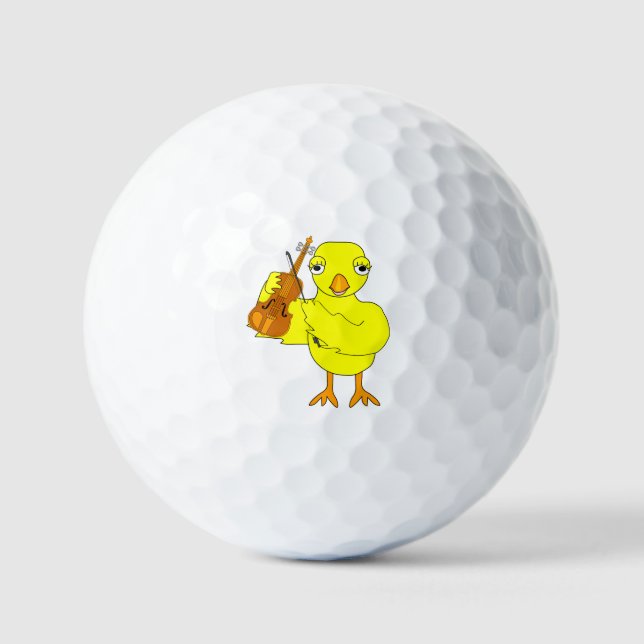 Balles De Golf Violon Chick (Recto)