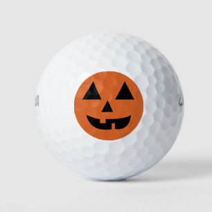 Balles De Golf Visage de Citrouille Halloween