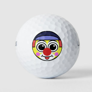 Balles De Golf Visage de clown