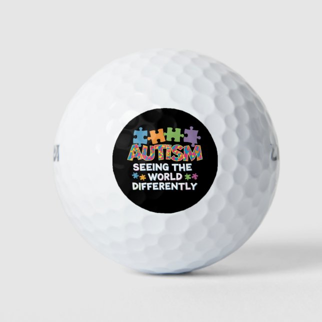 Balles De Golf Voir le monde différemment la Sensibilisation sur  (Devant)