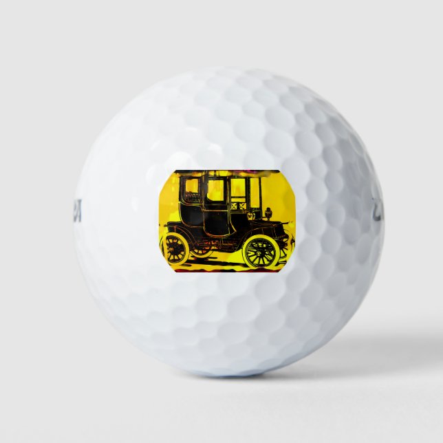 Balles De Golf Voiture Antique (Devant)