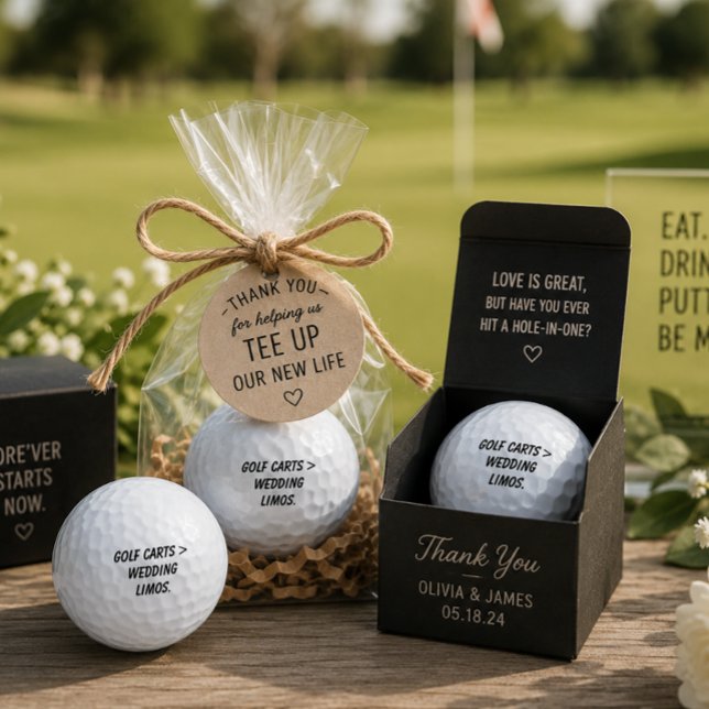 Balles De Golf 'Voitures de golf > Limos de mariage' Cadeau de ma (Créateur téléchargé)