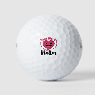 Balles De Golf Vos mots Matière SLP Voix Pathologie Langue
