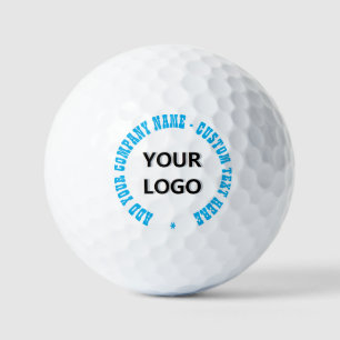 Balles De Golf Votre entreprise Logo et texte personnalisé Boules