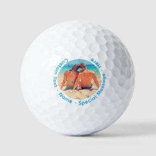 Balles De Golf Votre photo Boules de golf cadeau avec texte perso