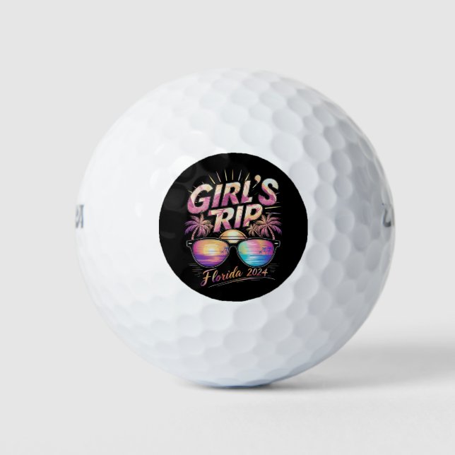 Balles De Golf Voyage de filles Floride 2024 Week-end à la plage  (Devant)