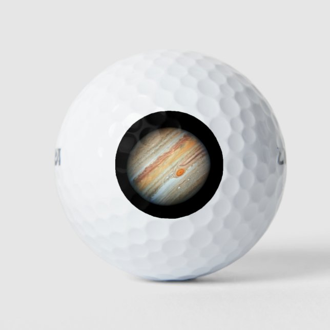 Balles De Golf Vue de la planète Jupiter (télescope Hubble) (Devant)