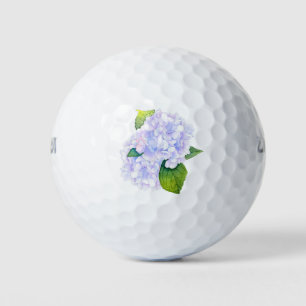 Balles De Golf Watercolor Hydrangeas Golf Balls