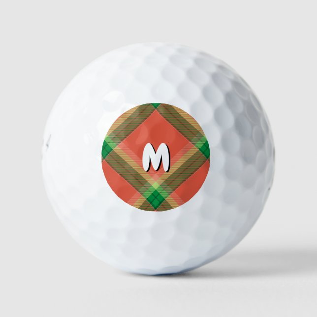 Balles De Golf Watermelon Tartan Golf Balls (Devant)