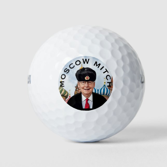 Balles De Golf Whack Moscow Mitch (Devant)