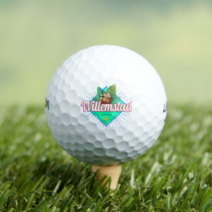 Balles De Golf Willemstad Curacao Vacances Caraïbes Vintages