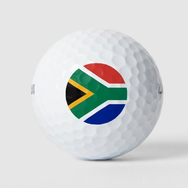 Balles De Golf Wilson Golf Ball avec drapeau d'Afrique du Sud (Devant)