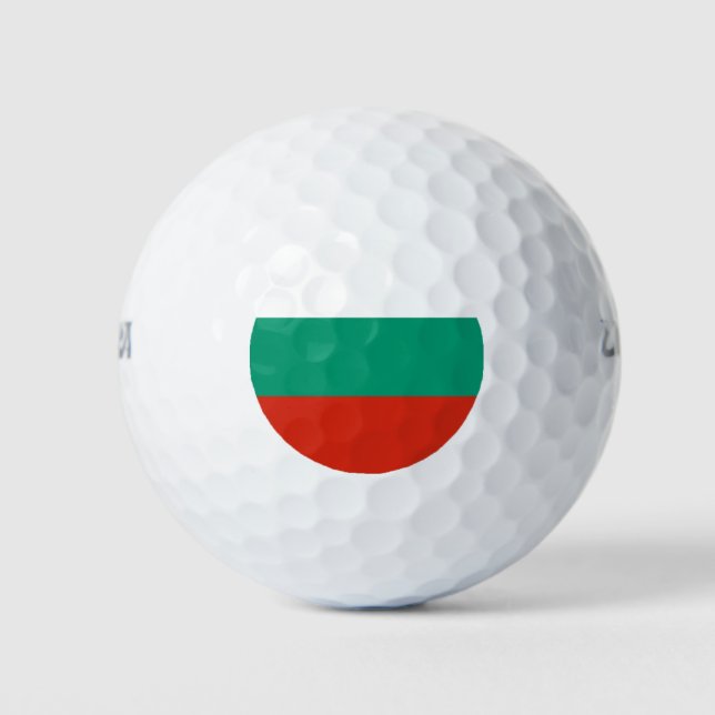 Balles De Golf Wilson Golf Ball avec drapeau de Bulgarie (Devant)