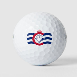 Balles De Golf Wilson Golf Ball avec drapeau de Cincinnati