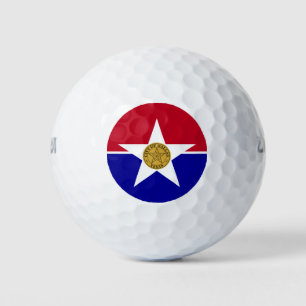 Balles De Golf Wilson Golf Ball avec drapeau de Dallas