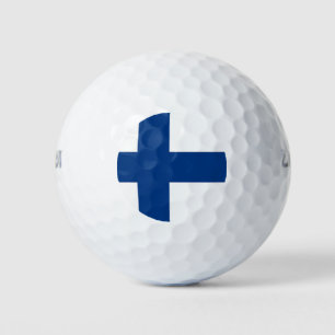 Balles De Golf Wilson Golf Ball avec drapeau de Finlande