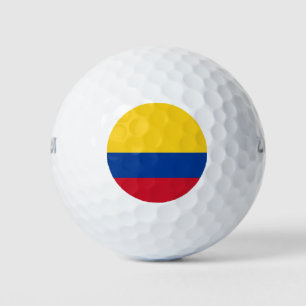 Balles De Golf Wilson Golf Ball avec drapeau de la Colombie